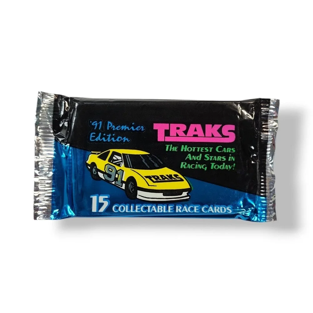 Tracks 1991 Premiere Edition 15 Collectible Race Cards‎ Lot Of 3 Packs
